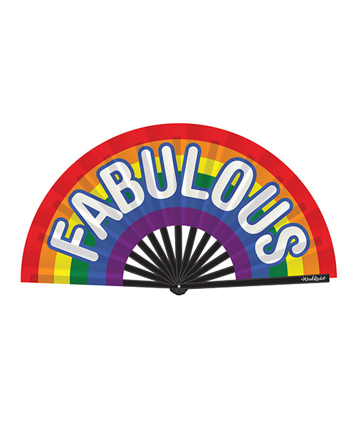 Fabulous Rainbow Clacker Fan The Chocolate Walrus