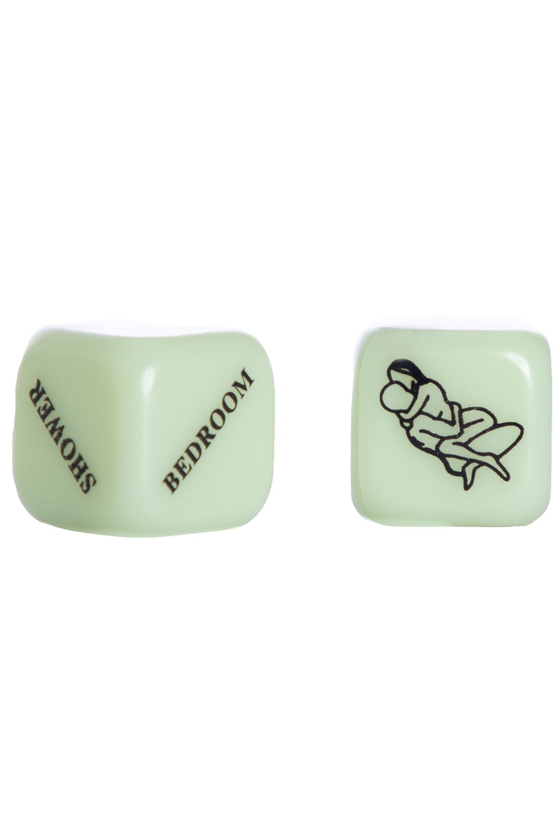 Glow In The Dark Sex Dice* – The Chocolate Walrus