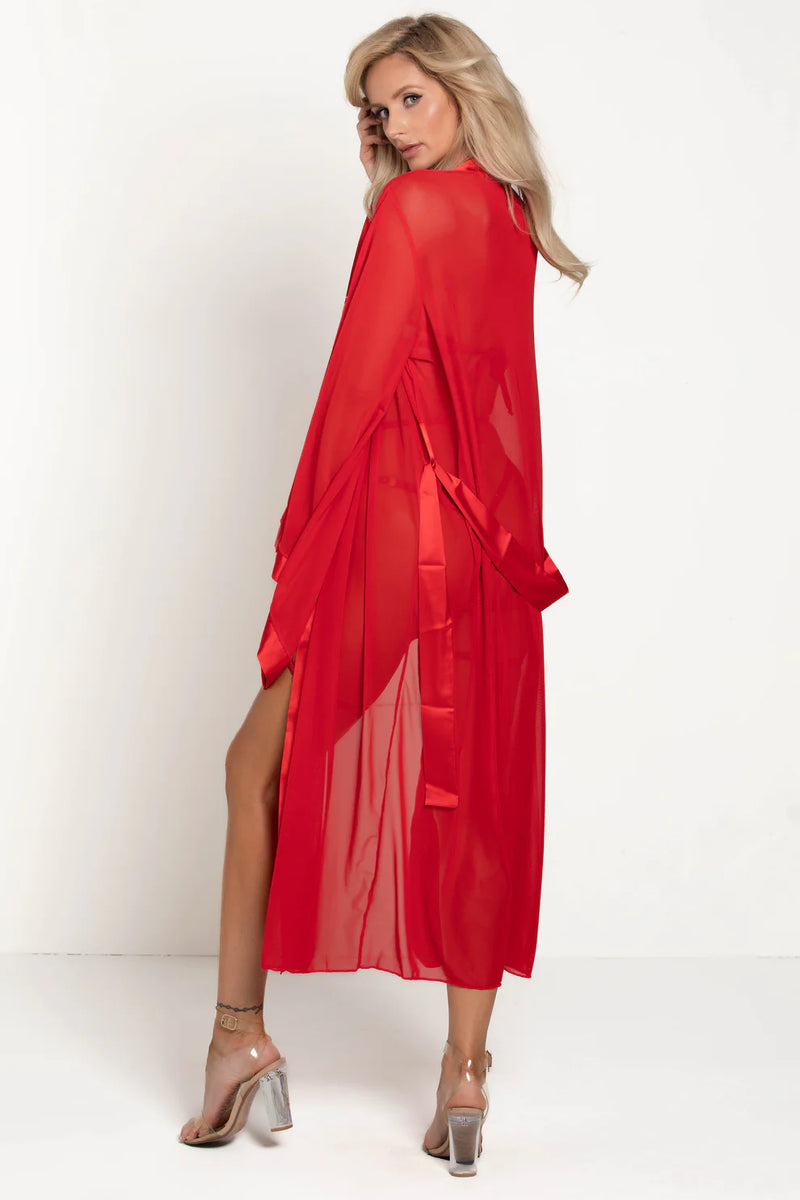 Midnight Ballerina Long Mesh Robe – The Chocolate Walrus