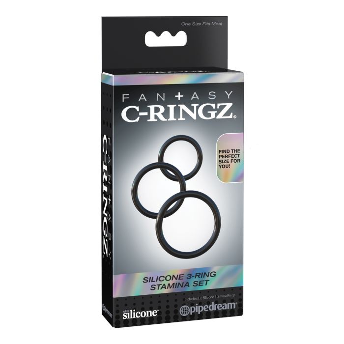 Fantasy C-Ringz Silicone 3-Ring Stamina Set* – The Chocolate Walrus